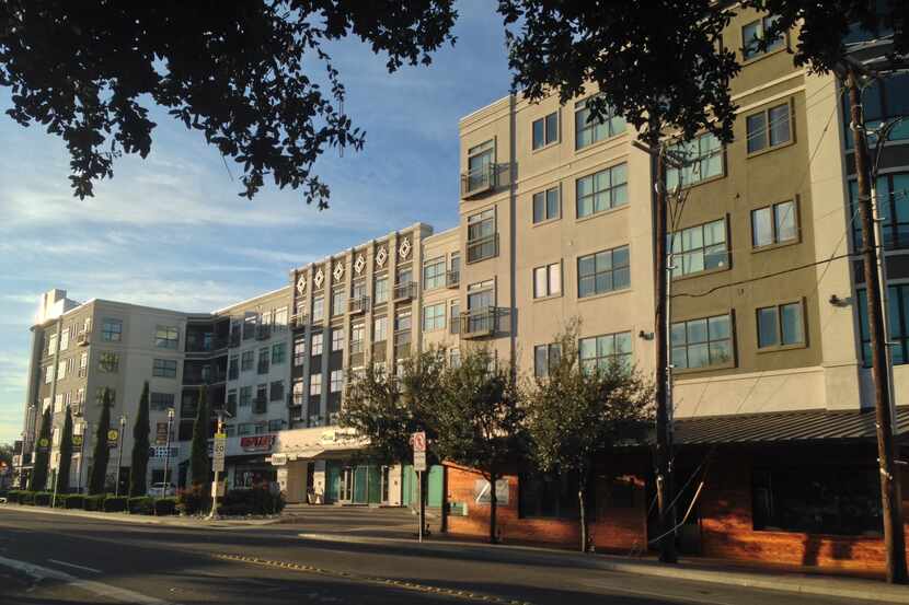 The Ilume buildings have 556 apartments and retail space and are on Cedar Springs Road.