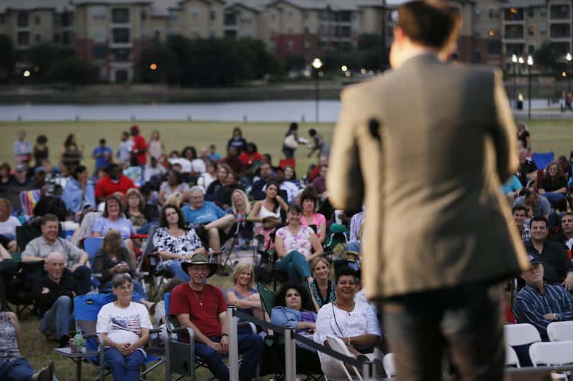 Laughs by the Lake, a free comedy show, is returning in person this Friday in Irving after...