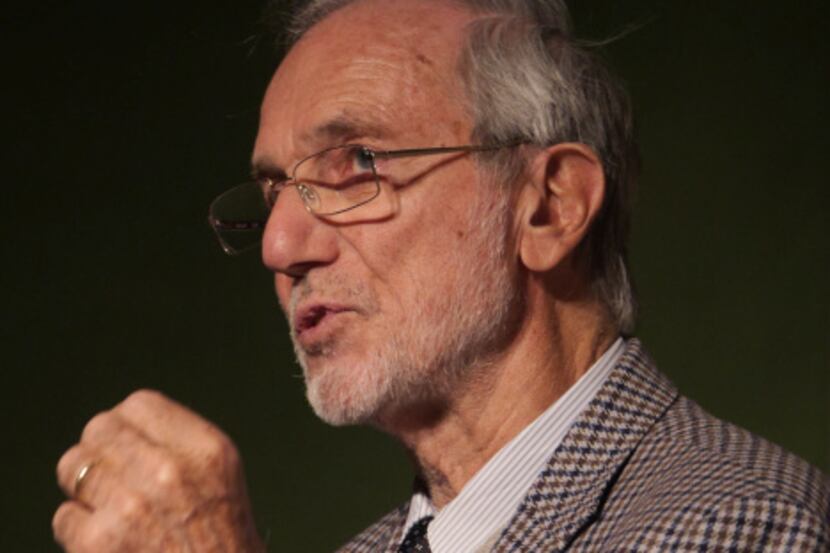 Architect Renzo Piano spoke at the Nasher Sculpture Center, Wednesday November 20, 2013. He...