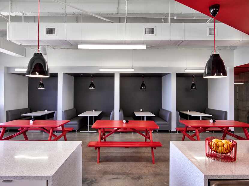 Bottle Rocket isn't planning a major retrofit of its headquarters, even in the break room...