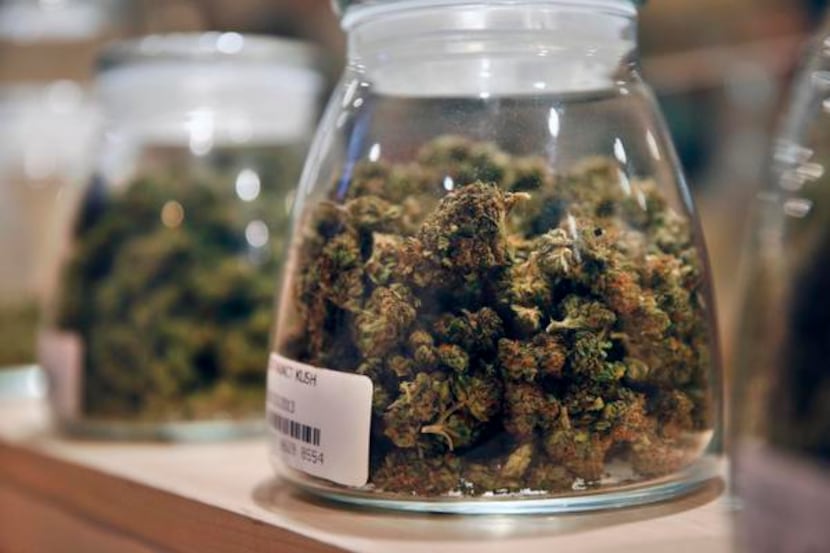 
Marijuana is sold at the River Rock dispensary in Denver. It’s hard for investors to...