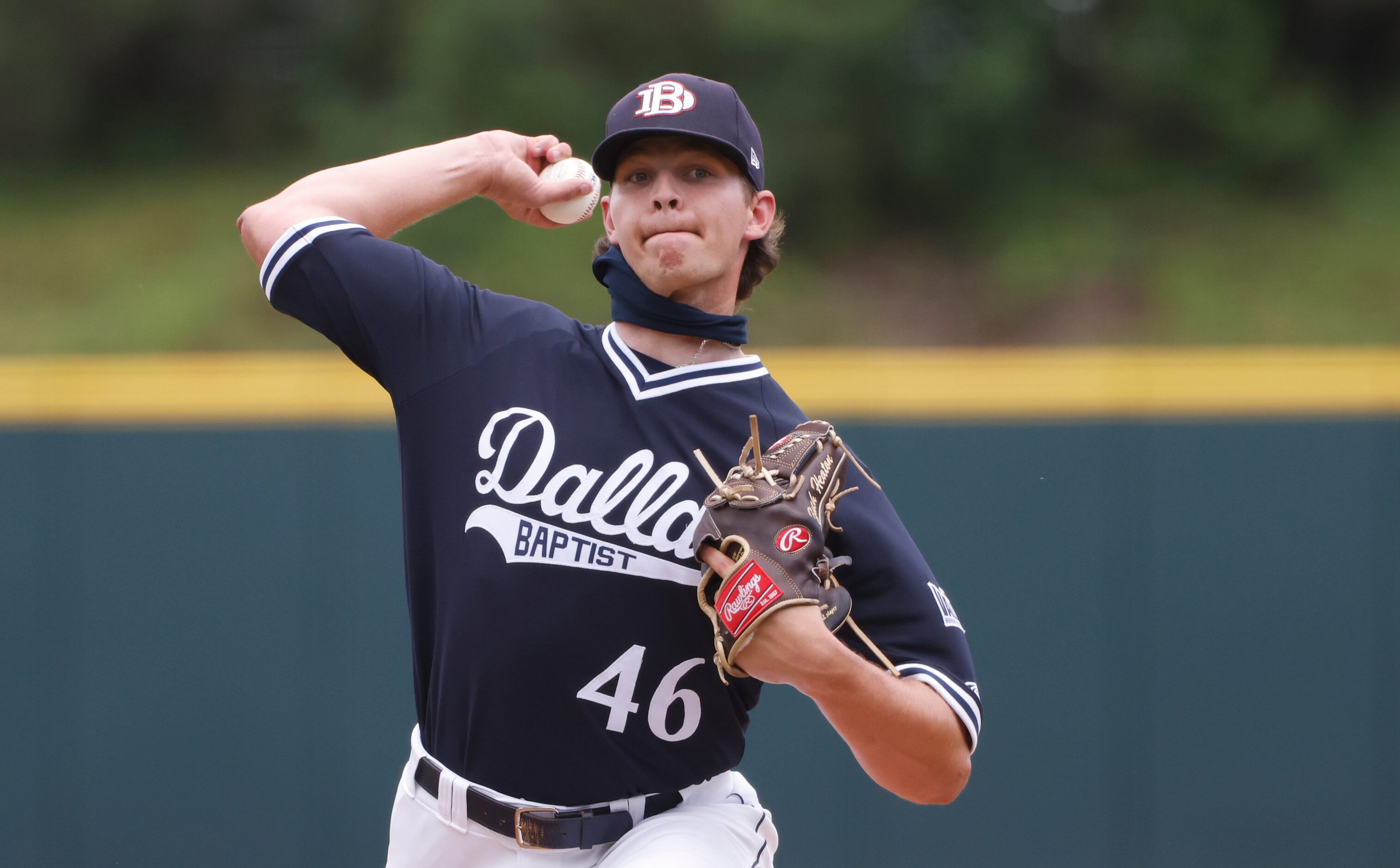 Dallas Baptist pitcher Zach Heaton (46) delivers against   Oregon St.during the NCAA...