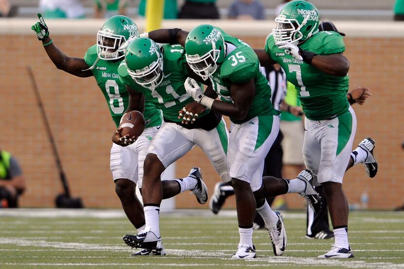 TURNOVER FRENZY: North Texas has forced more turnovers than any school in the nation — 11...