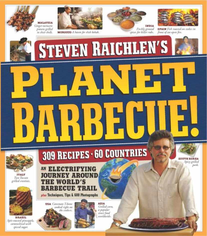 
Caption: Cover of "Planet Barbecue!" By Steven Raichlen
