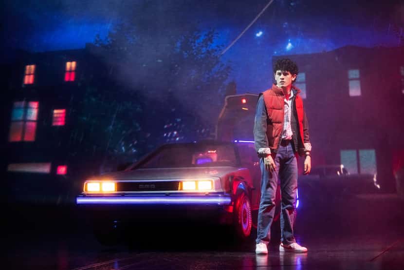 Casey Likes as Marty McFly in "Back to the Future: The Musical."