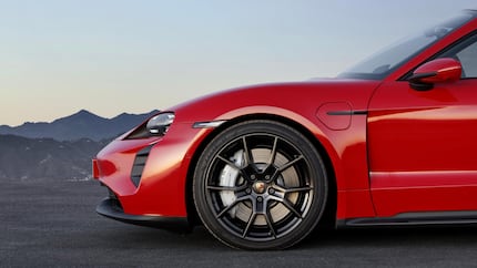 The Porsche Taycan GTS brings a more handling-focused package with sticky Pirelli P-Zero...
