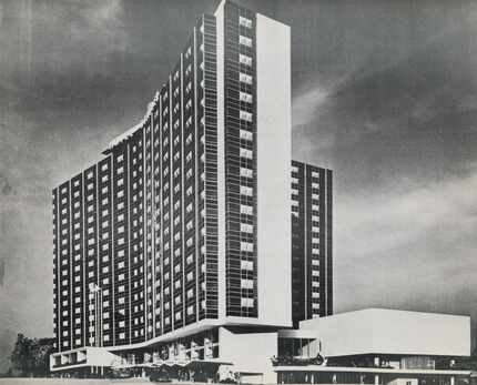 The Statler Hilton in 1954. (Dallas Morning News file)