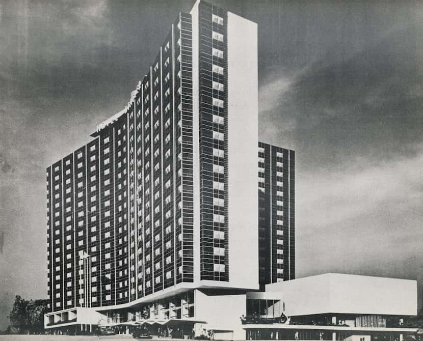 The Statler Hilton in 1954. (Dallas Morning News file)