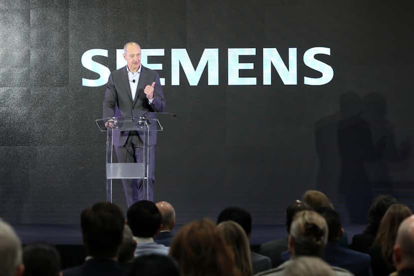 Roland Busch, who leads Germany-based Siemens AG, discusses the company's Fort Worth...