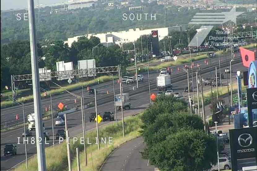 IH-820 at Pipeline Road on Wednesday morning