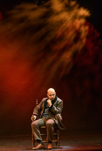 Baritone Octavio Moreno as General Moncada in the Fort Worth Opera's world premiere of "Zorro."