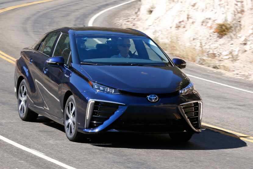 The Toyota Mirai hydrogen fuel-cell vehicle sells for $57,500 before applicable federal and...