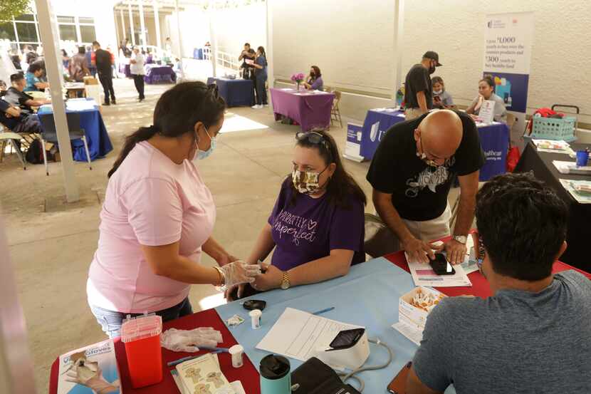 Familias del Norte de Texas llegaron hasta la Feria Binacional de Salud 2021 en Mountain...