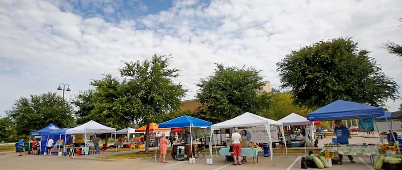 
The Collin County Farmers Market outside Murphy City Hall in Murphy offers local produce,...