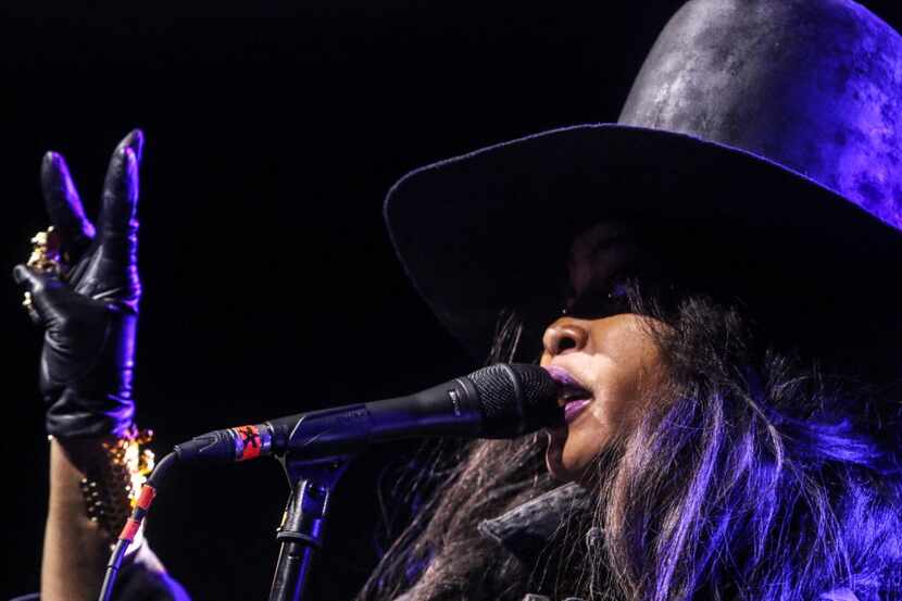 Erykah Badu celebrated her 45th birthday with a bash at The Bomb Factory in Deep Ellum in 2016.