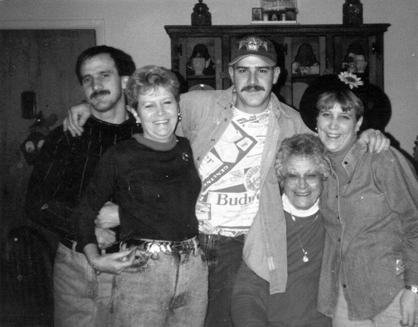 A treasured photo shows some of Leah Waters' beloved family members. From left are her uncle...