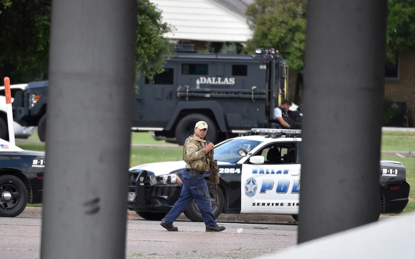 A sniper walked away from the standoff Saturday in Hutchins. The militarization of police...