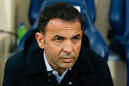 Javi Calleja como entrenador del Villarreal FC en el Estadio de la Cerámica el 19 de enero...