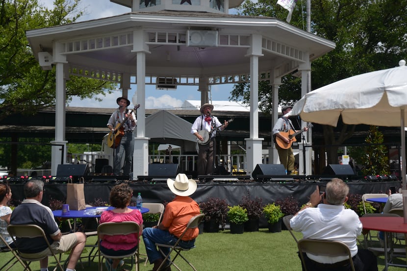 A concert at Grapevine's Town Square Gazebo during the Grapevine Main Street Festival in...