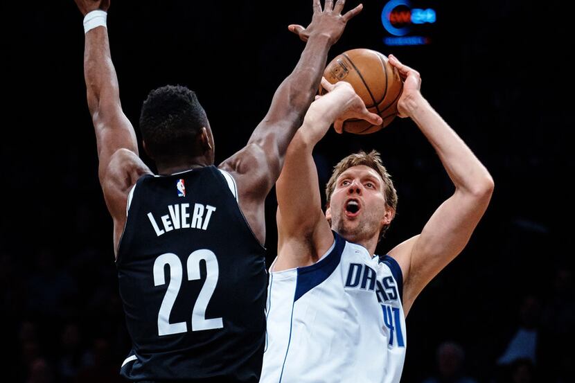 Dirk Nowitzki moved past Kevin Garnett in all-time games played Saturday night.  (AP...