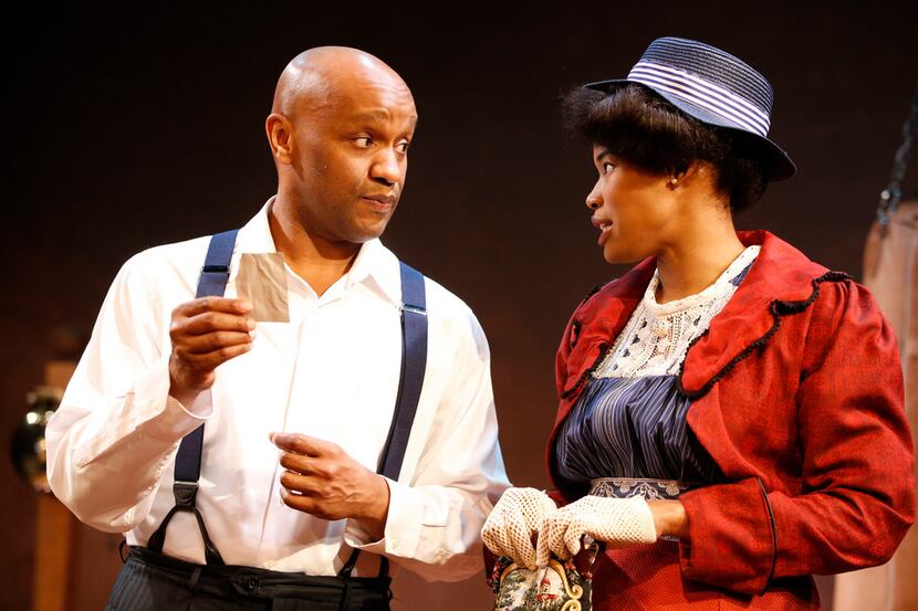 Jamal Gibran Sterling (left playing Jay)  and Jaquai Wade Pearson (Nina) in the regional...