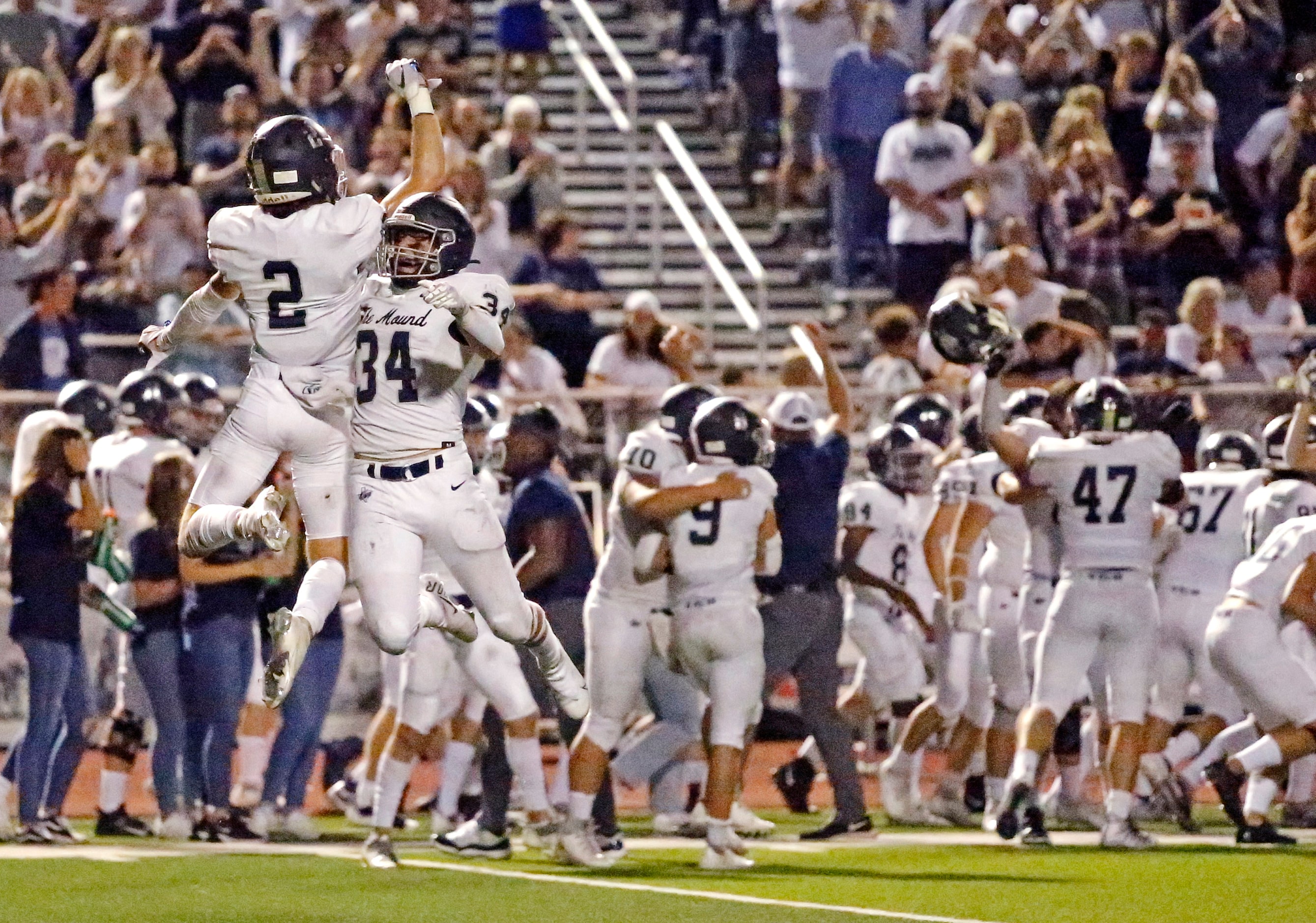 Flower Mound High School safety Christian Claterbaugh  (2) and Flower Mound High School...