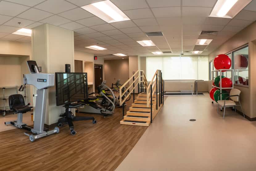 An interior view of Medical City McKinney's new inpatient rehabilitation pavilion at the...
