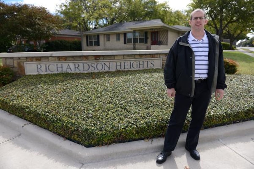 
Andrew Laska, Richardson Heights neighborhood association president and co-founder of...