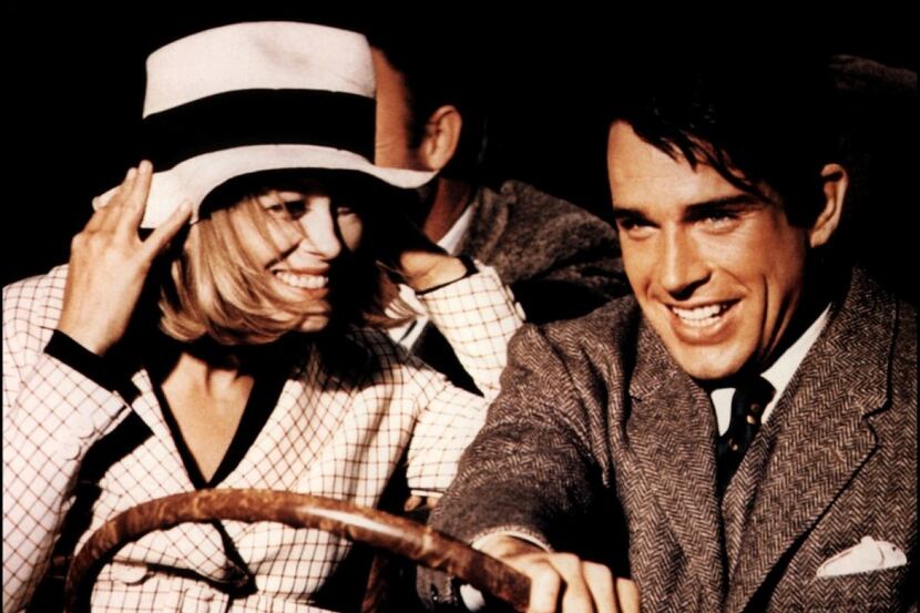 We rob banks: Faye Dunaway and Warren Beatty in "Bonnie and Clyde"