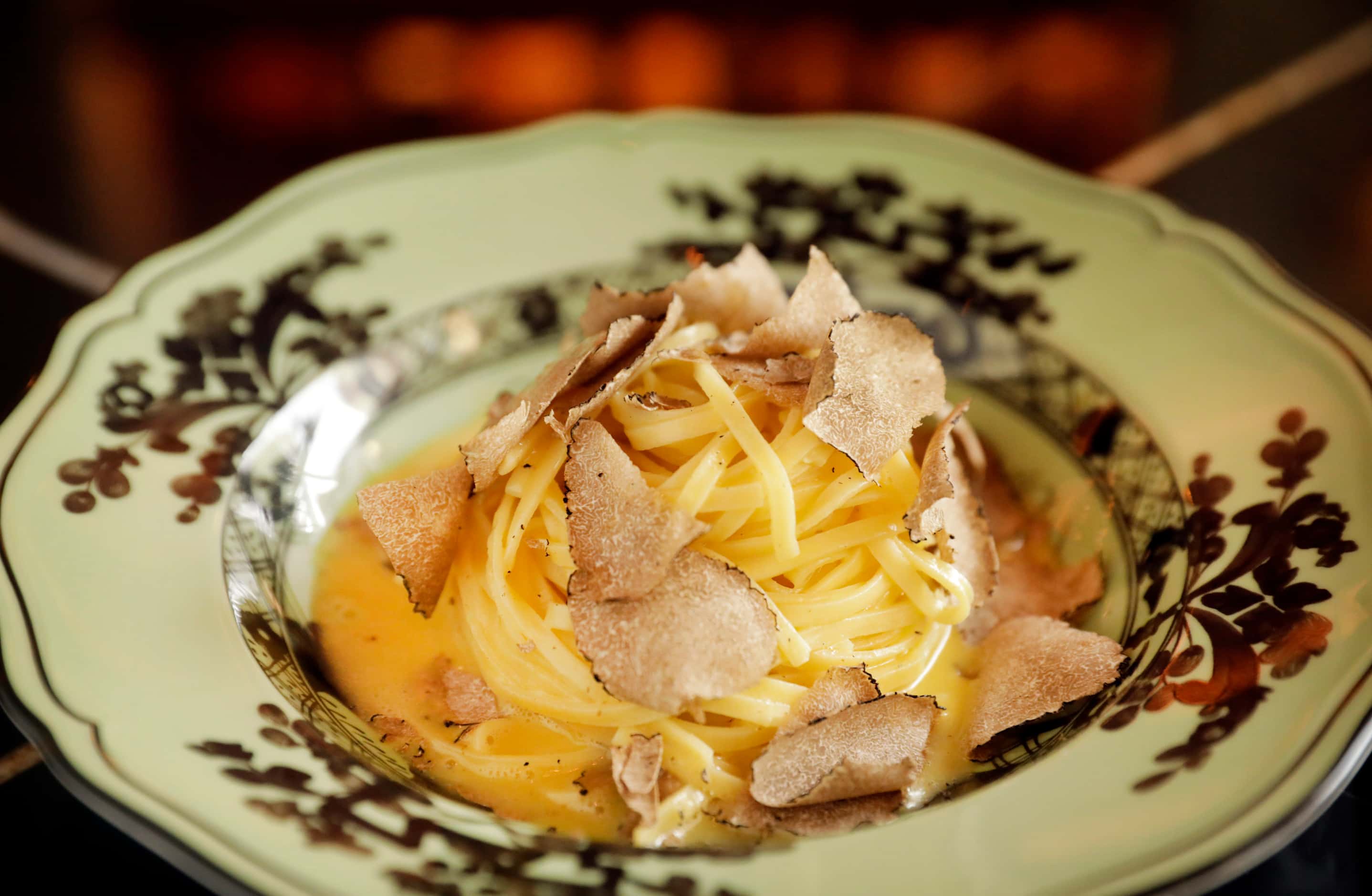 Pasta al Tartufo is an off-the-menu item, for now, at Bar Colette in Dallas.