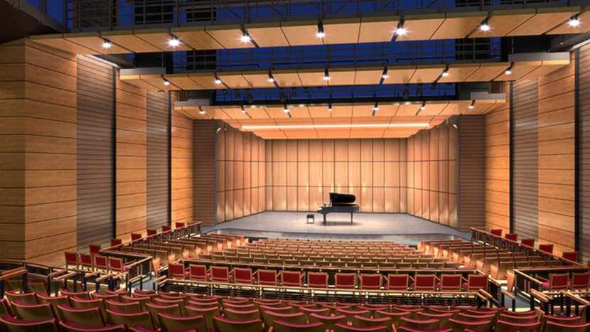 The main hall of the new Coppell Arts Center
