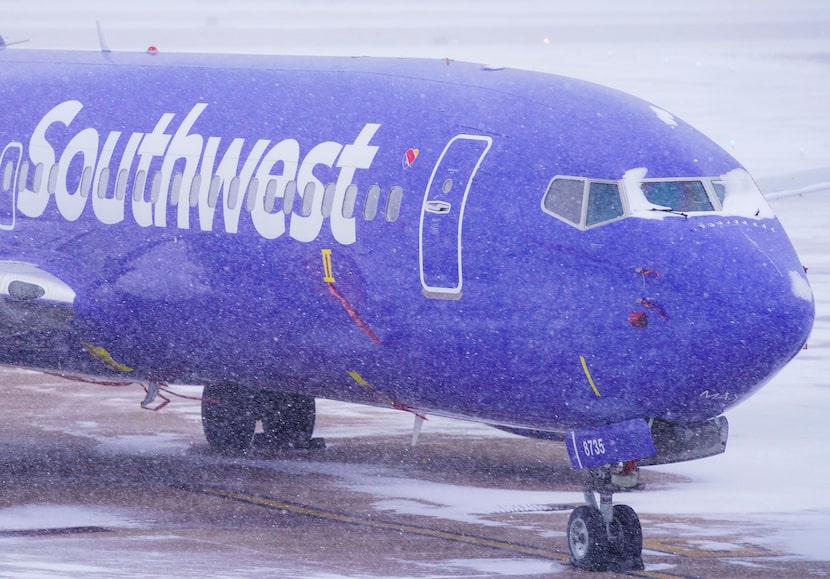 Nieve y hielo en el Norte de Texas el domingo 14 de febrero de 2021.