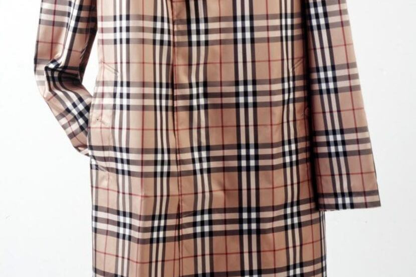 
A Burberry coat with the company’s signature checkered design.
