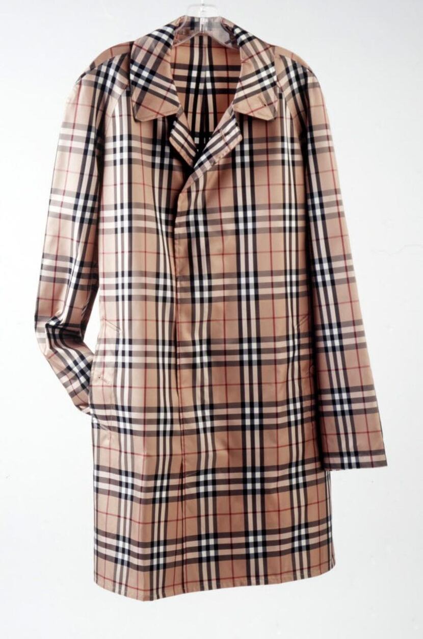 
A Burberry coat with the company’s signature checkered design.
