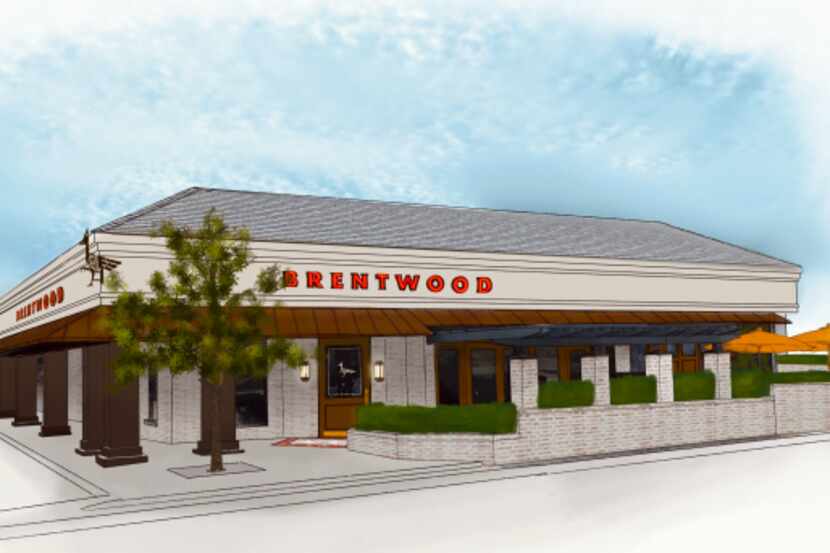 Brentwood restaurant is expected to open in fall 2021 at 5318 Belt Line Road in Addison.