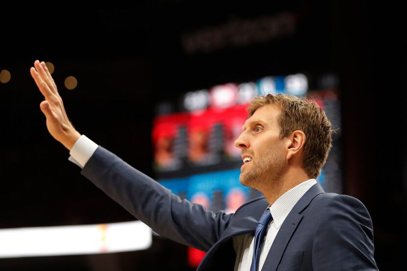 If indeed this is Dirk Nowitzki's last season, he would rather be waving goodbye to fans in...