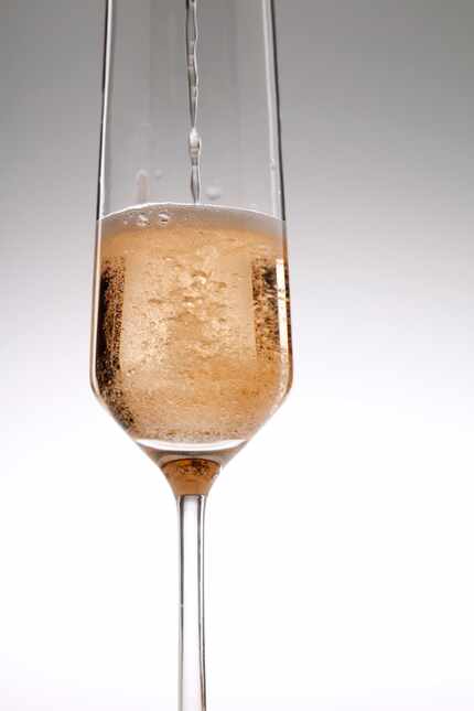 For each glass of bubbly you have, have another glass or two of bubbly (plain is fine, too)...