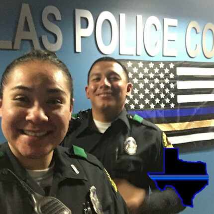 Dallas police Officers Crystal Almeida and  Rogelio Santander were inseparable partners.