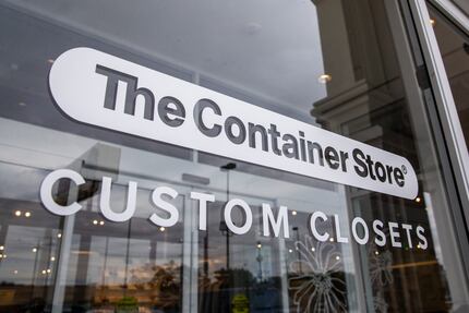 The Container Store in Far North Dallas opened last year with full displays of several new...