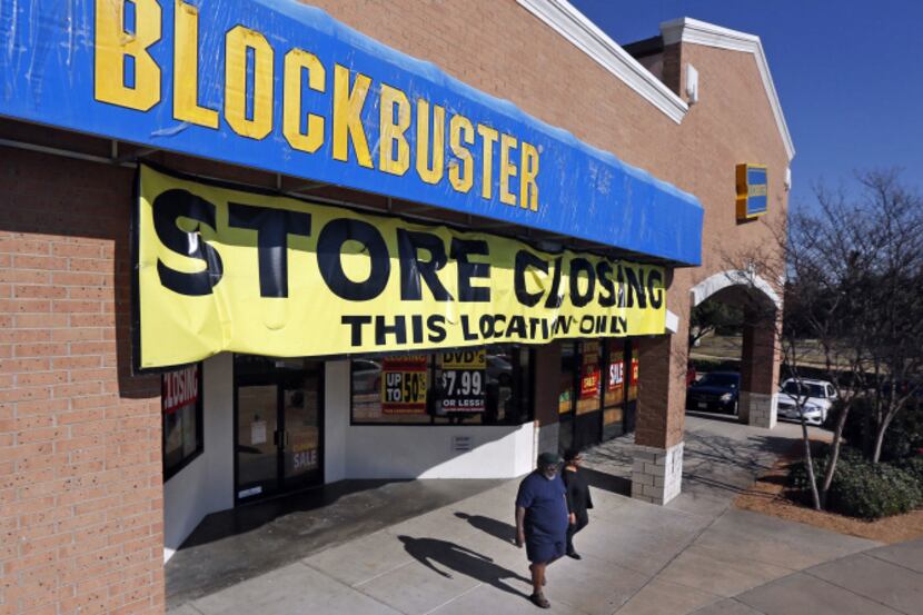 Blockbuster is closing all of its company-owned stores in the next month, including one in...