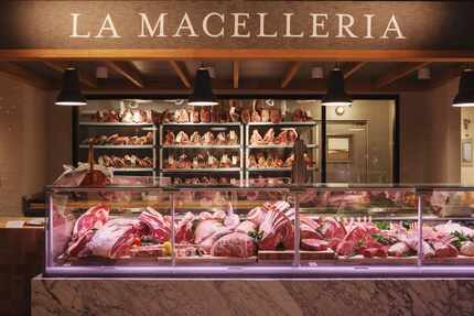 La Macelleria, the butchers section at Eataly.