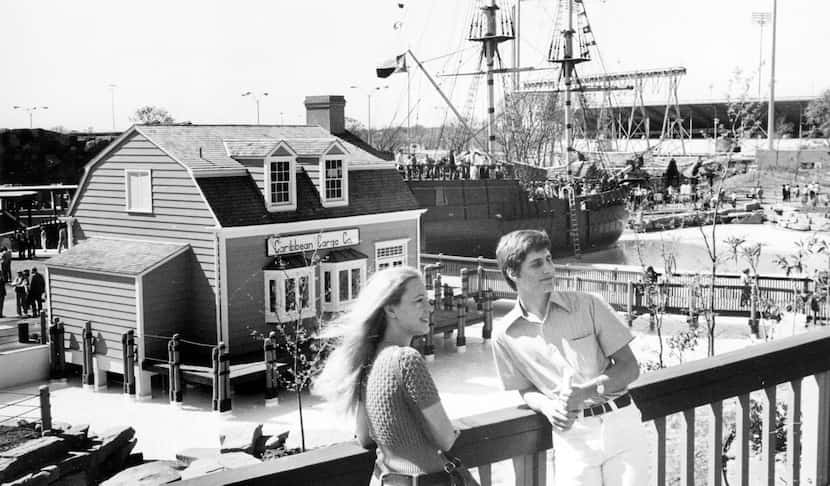Visitors enjoyed the sunshine on opening day of Seven Seas on March 18, 1972.