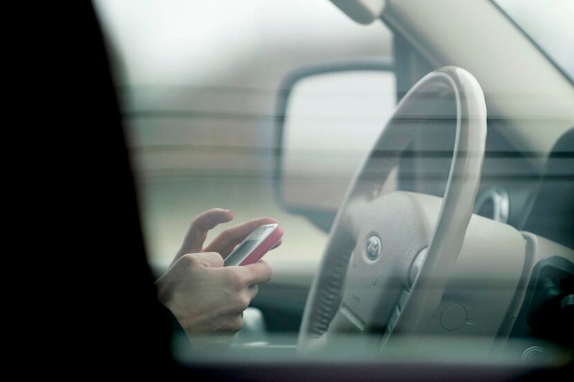 The proposed Texas legislation  would have made texting while driving punishable by a fine...