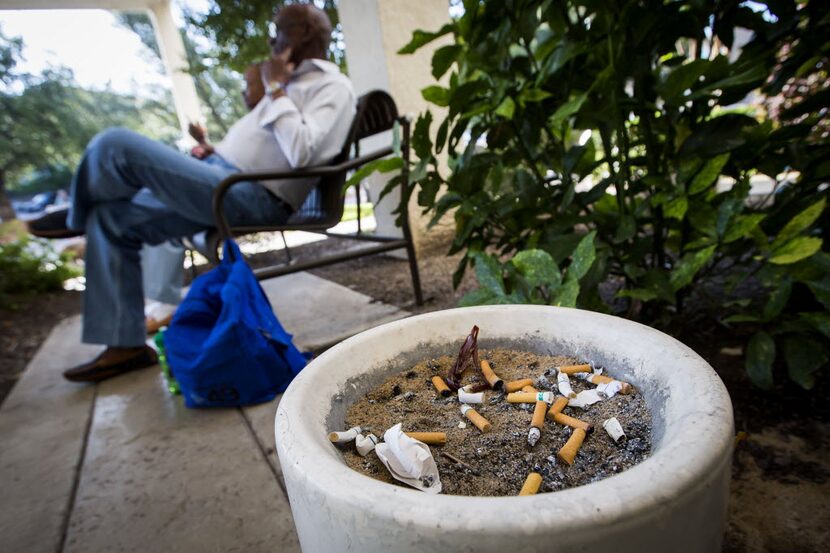 Herbert quit smoking after 45 years because he didn't want to expose Laura to the smoke....