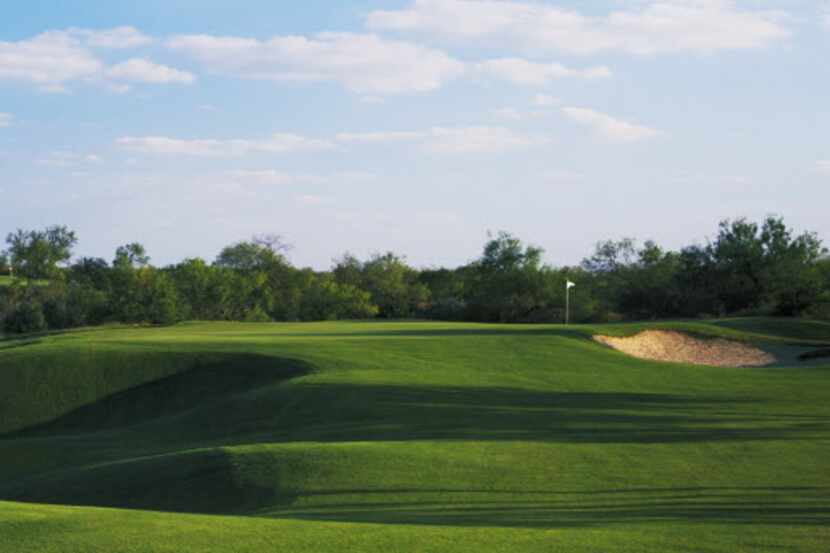 For 2015 Texas Golf section. No. 18 at The Max in Laredo, Texas, is a challenging par 4 with...