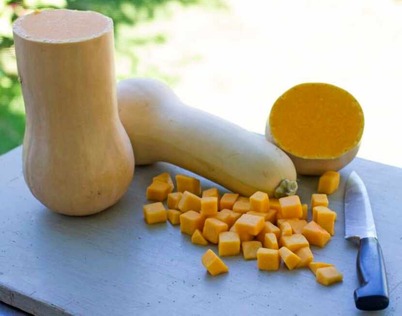 
Butternut squash’s thick skin and rock-hard flesh can make the peeling, seeding and...