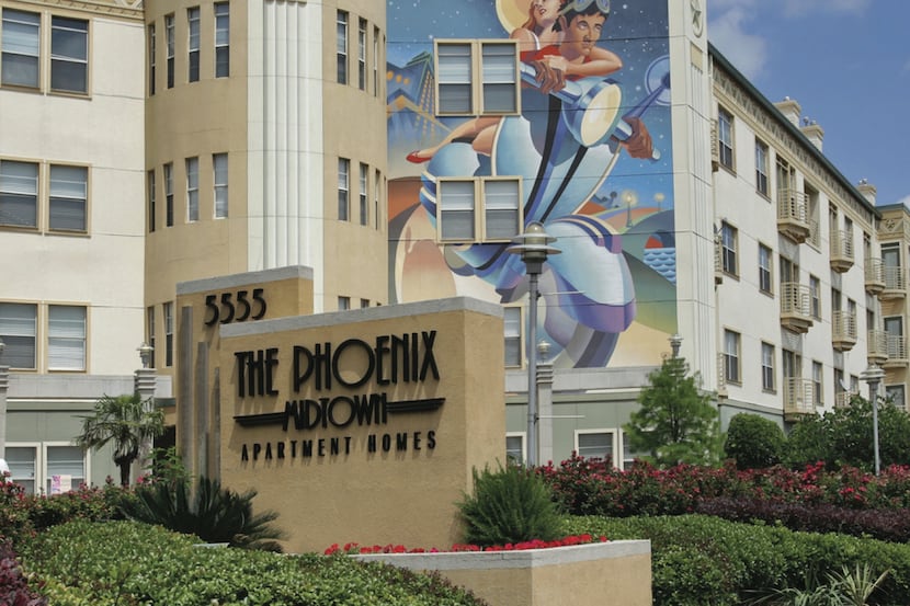 The Phoenix Midtown apartments are next to DART's Mockingbird Station.