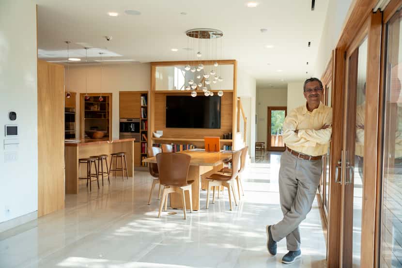 Total Environment Homes Founder Kamal Sagar in one of his model homes in the Tapestry...