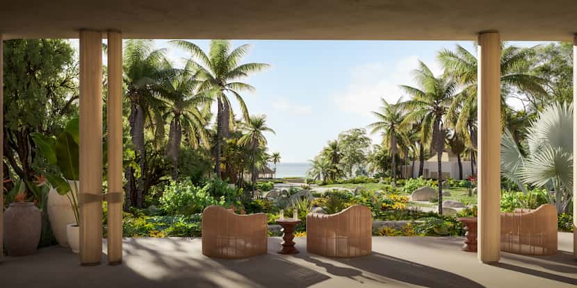 The Punta Mita resort will have three restaurant and bar concepts, casual dining options, a...