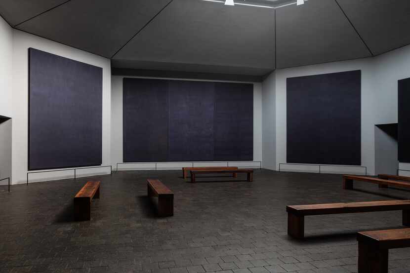Inside, the Rothko Chapel is a quasi-religious space, home to 14 blue-black paintings by the...